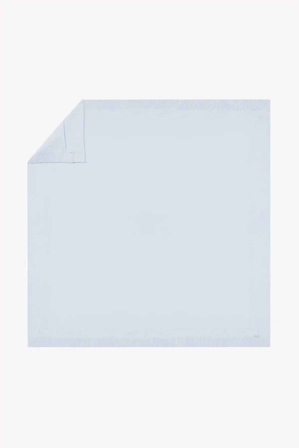 Coperta in cotone azzurro