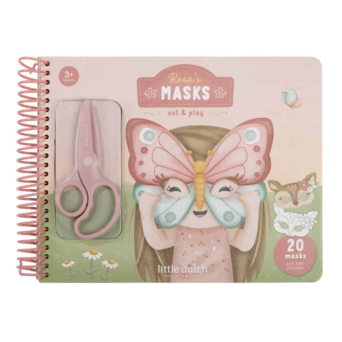 Libro con Forbici - Rosa