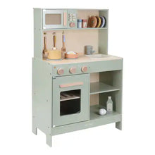 Cucina giocattolo in legno - Verde