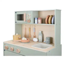 Cucina giocattolo in legno - Verde