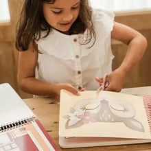 Libro con Forbici - Rosa