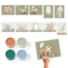 Set di pittura con le dita - Azzurro