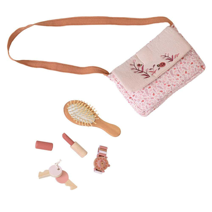 Borsetta con accessori coccinella