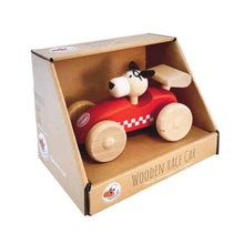 Macchinina da corsa in legno