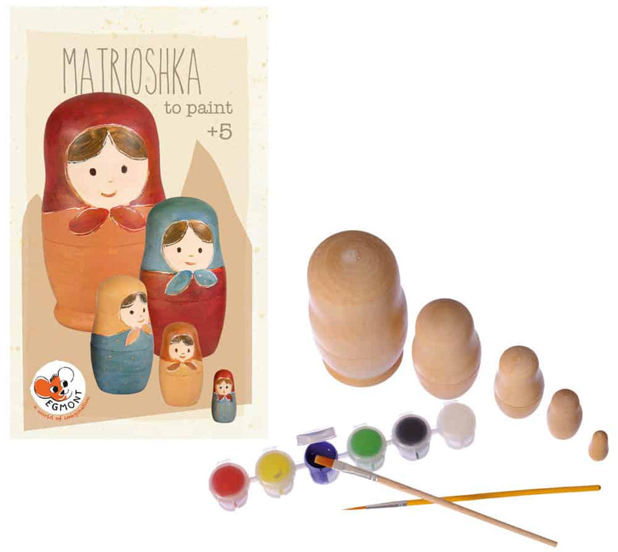 Bambole matrioska da dipingere
