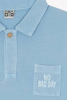 Polo LIVIO - Azzurro ed Ecrù