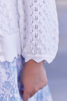 Cardigan traforato