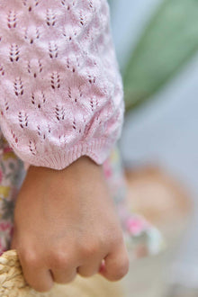 Cardigan traforato