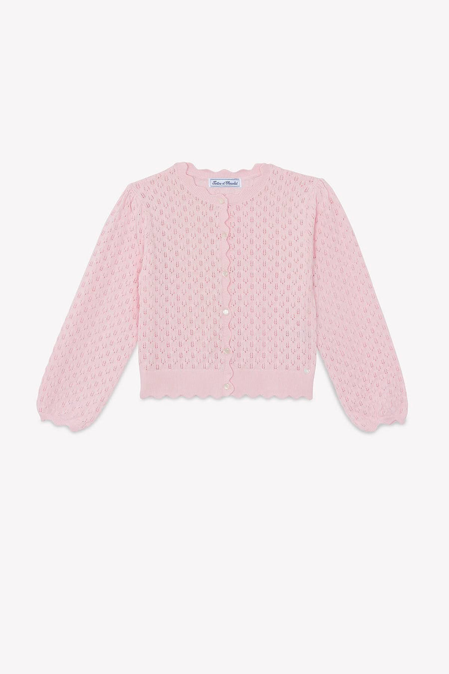 Cardigan traforato