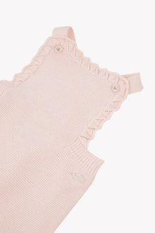 Salopette in cotone traforato