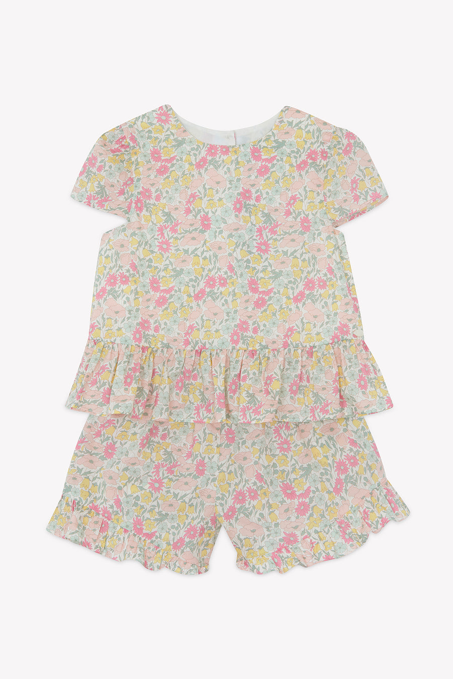 Completo corto a motivo floreale