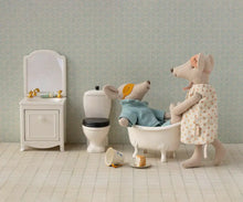 Lavabo con mobile, Topo - Panna