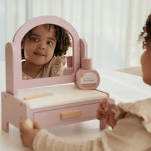 Tavolo vanity rosa