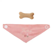 Peluche cane Jackie con trasportino