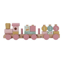 Trenino con costruzioni - Rosa