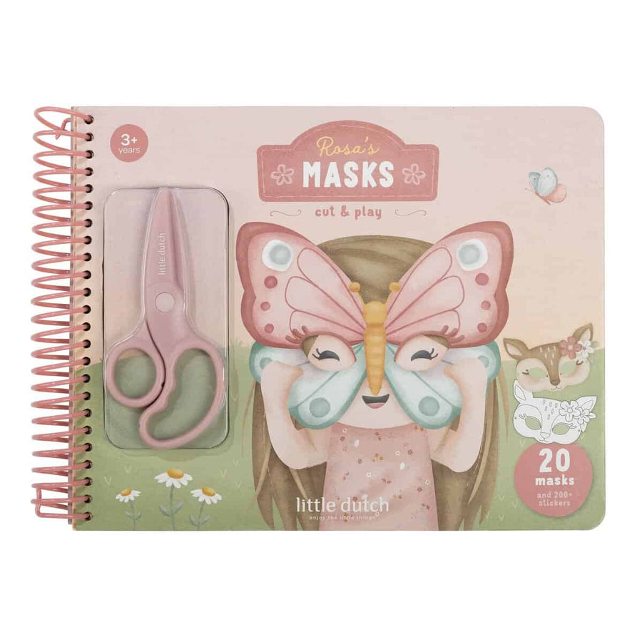 Libro con Forbici - Rosa