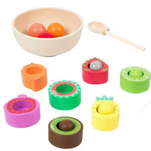 Montessori sensory wooden cognitive fruit colour toy