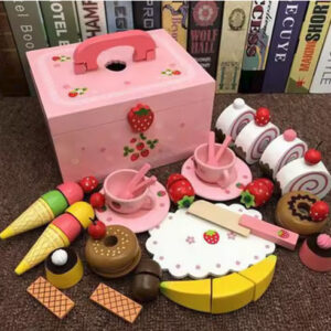 Portable Inside Montessori Materials Strawberry Donut Party