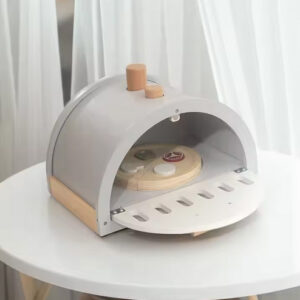 Simulation Wooden Pizza Oven Kitchen Set Toy