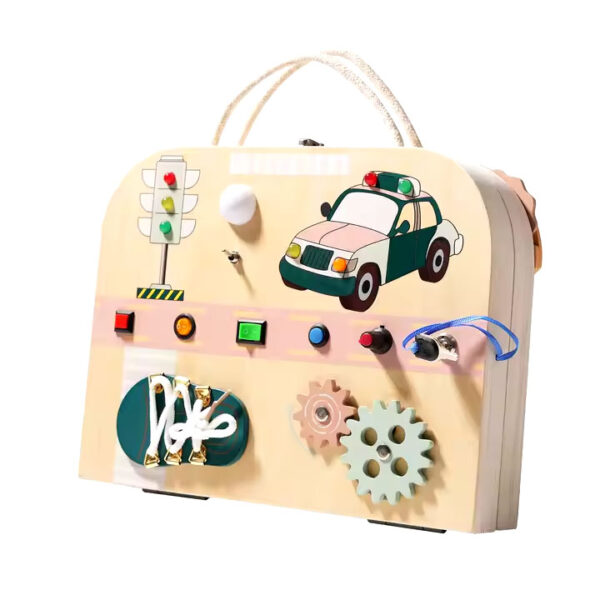 Activity Wooden Sensory Busy Box