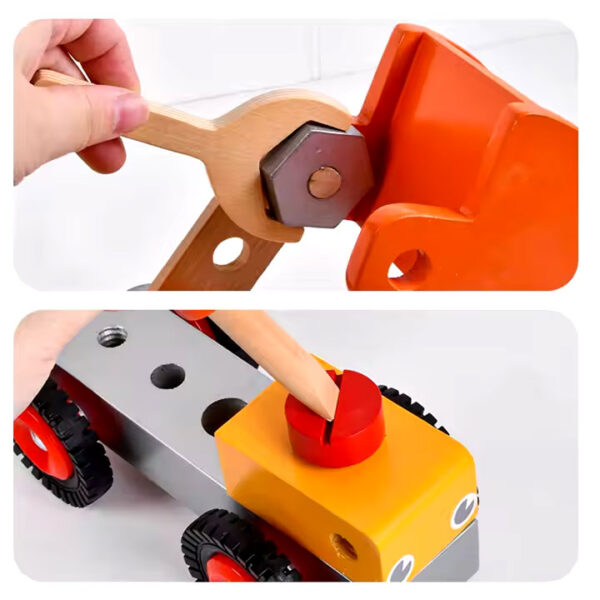 Custom Construction Wooden Engineering Toy