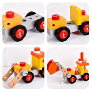 Custom Construction Wooden Engineering Toy