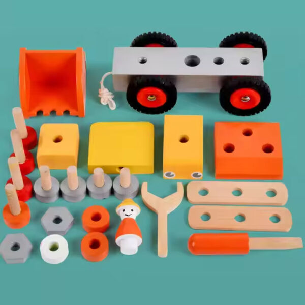 Custom Construction Wooden Engineering Toy