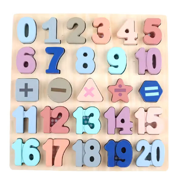 Early Educational Alphabet Wooden Puzzle