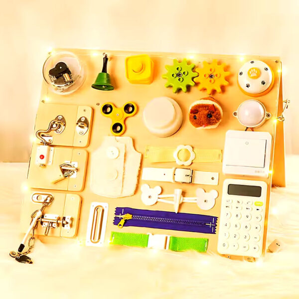 Modern Designed Wooden Busy Board