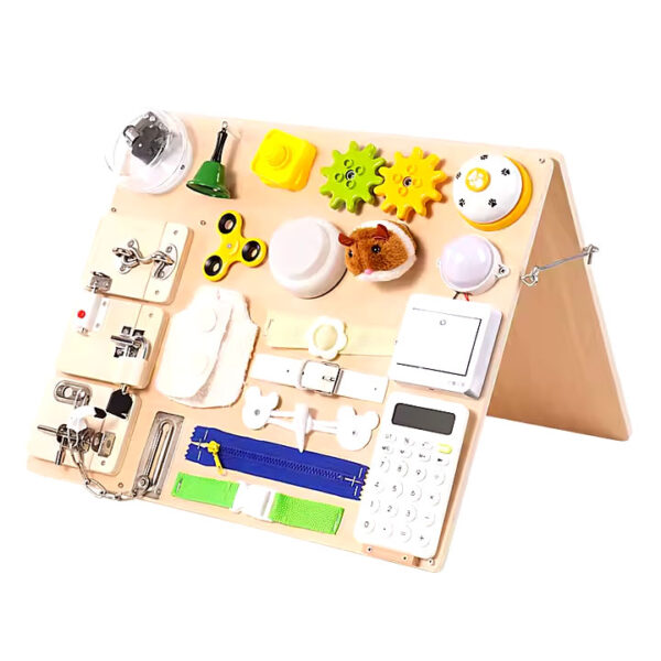 Modern Designed Wooden Busy Board