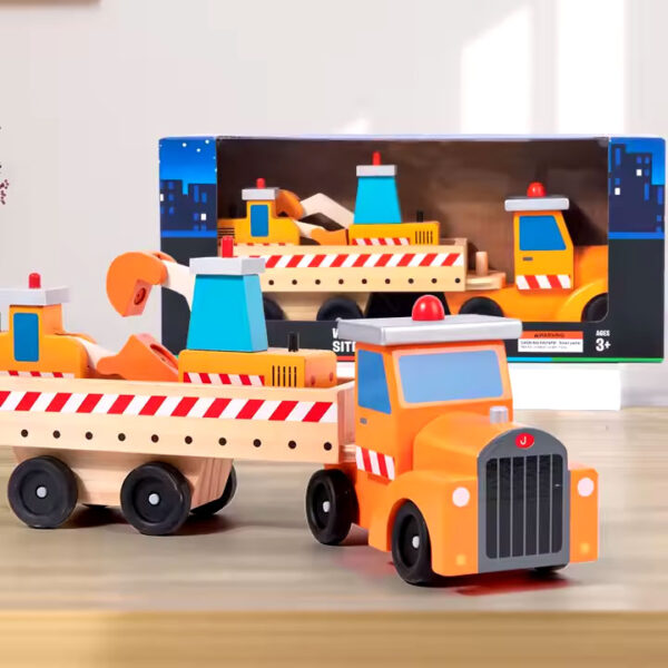 Wooden Construction Vehicle Transporter Lorry