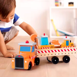 Wooden Construction Vehicle Transporter Lorry