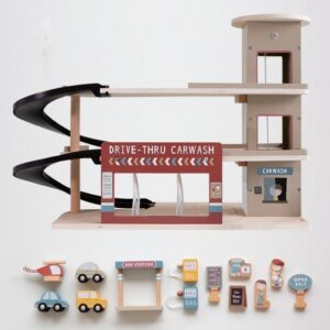 Set Railway garage con macchinine