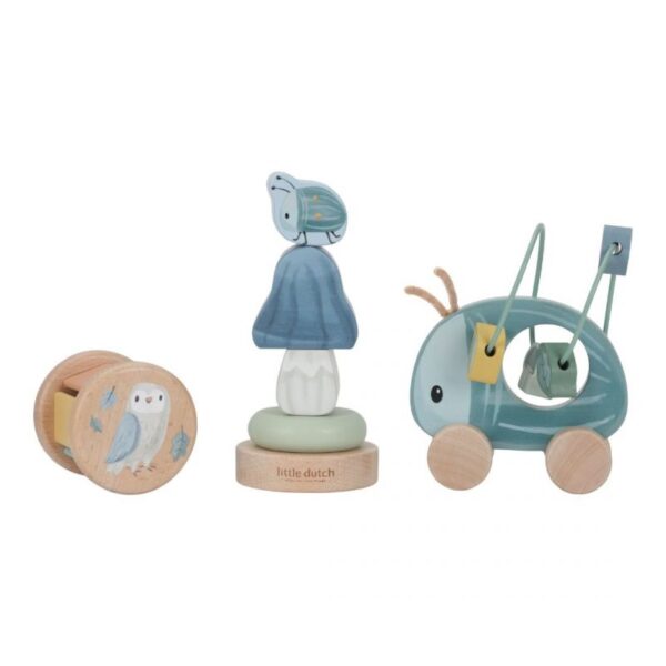 Set regalo in legno - Azzurro