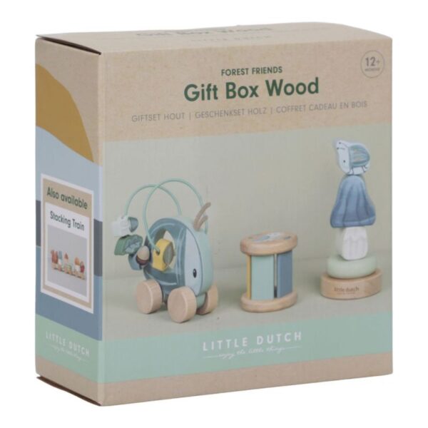 Set regalo in legno - Azzurro - Image 2